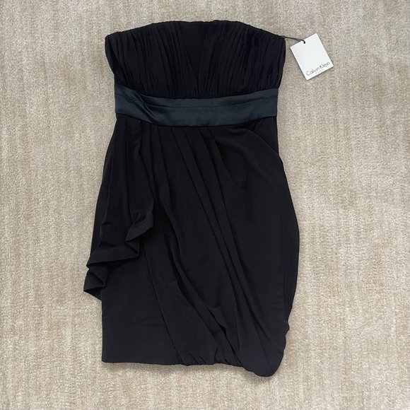 NWT! Calvin Klein Strapless Cocktail Dress - Picture 1 of 3